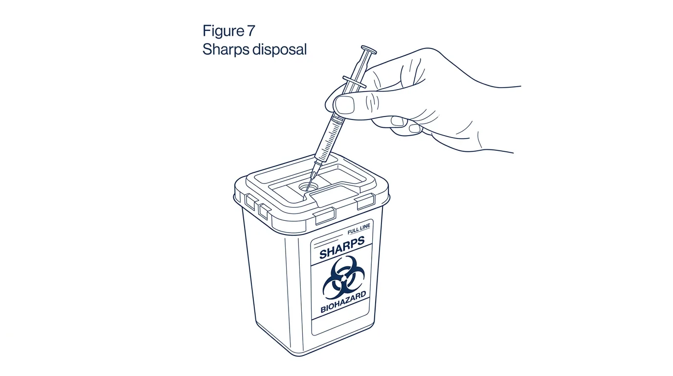 Sharps Container Use Intramuscular Injections | Logos RX